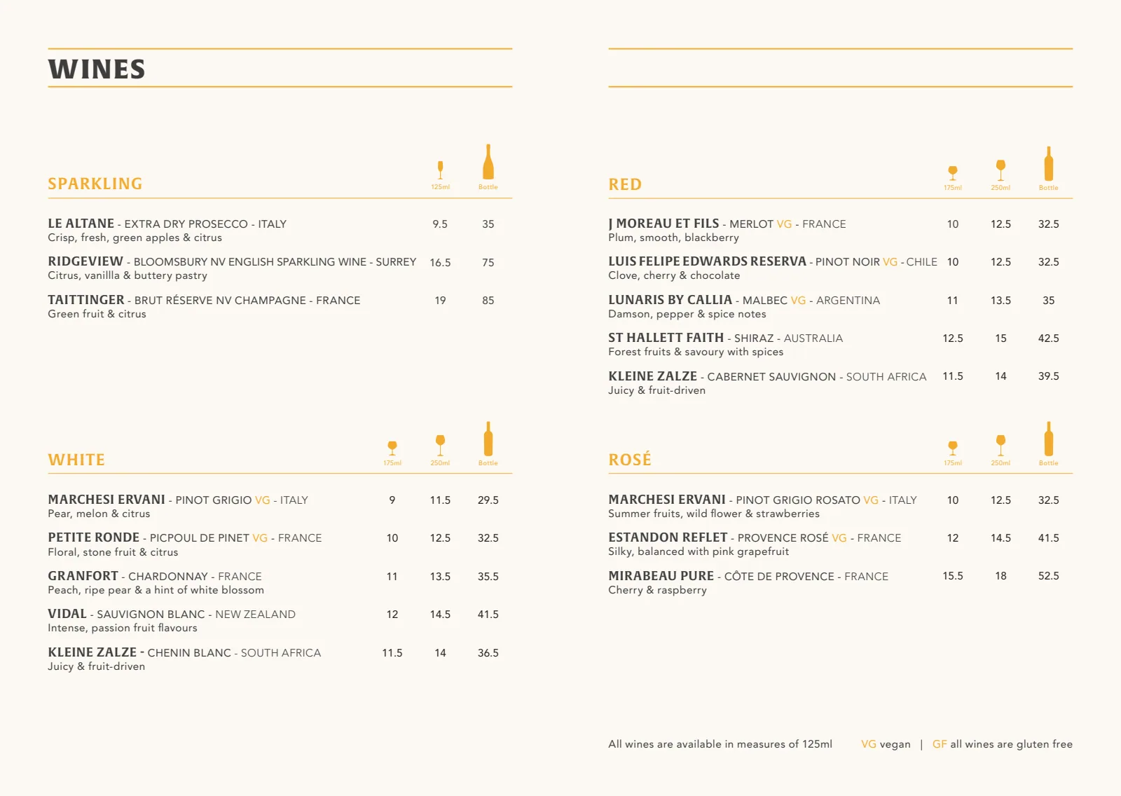 Drinks Menu — page 3 of 5