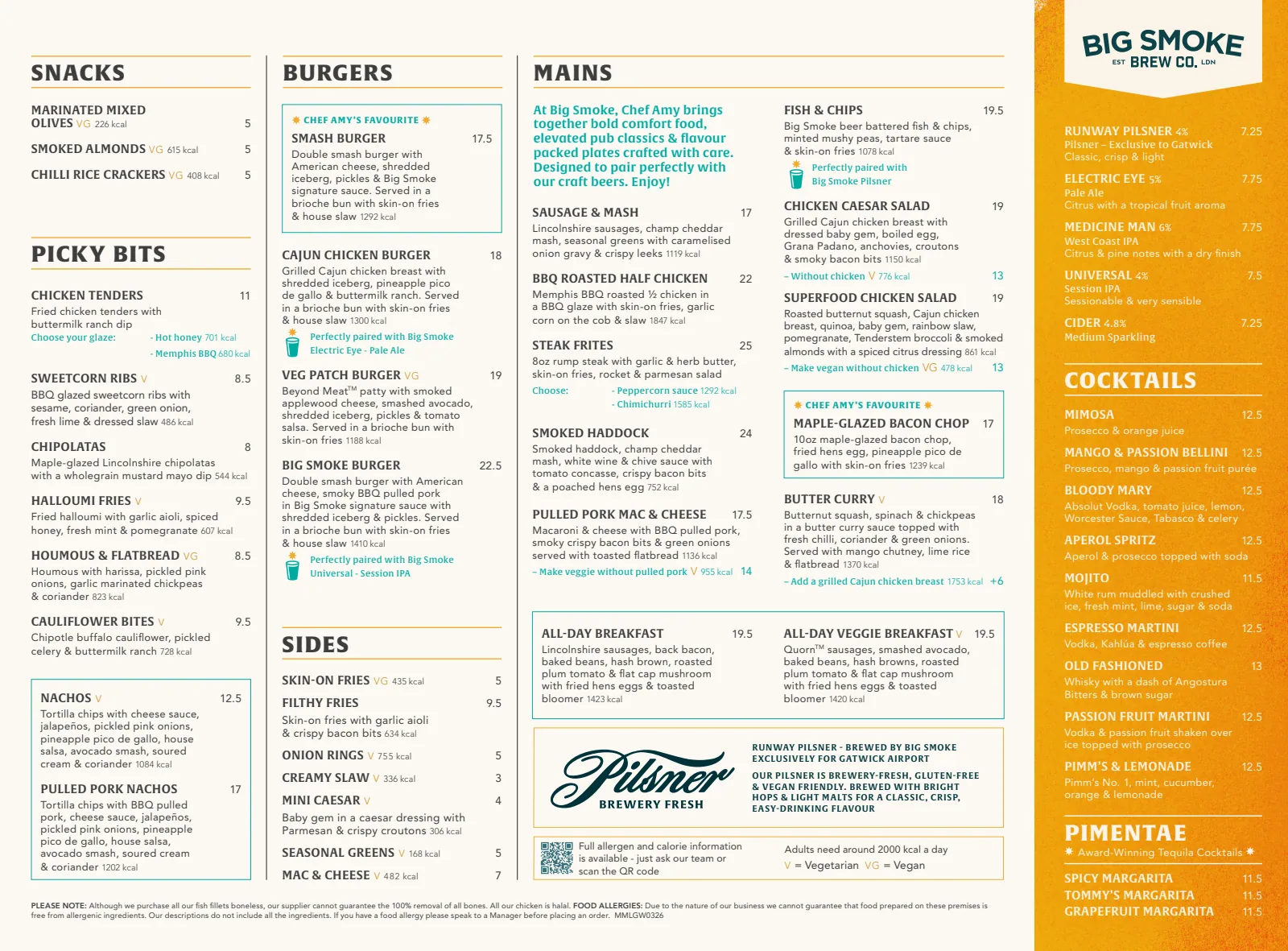 Big Smoke Main Menu — page 1 of 2